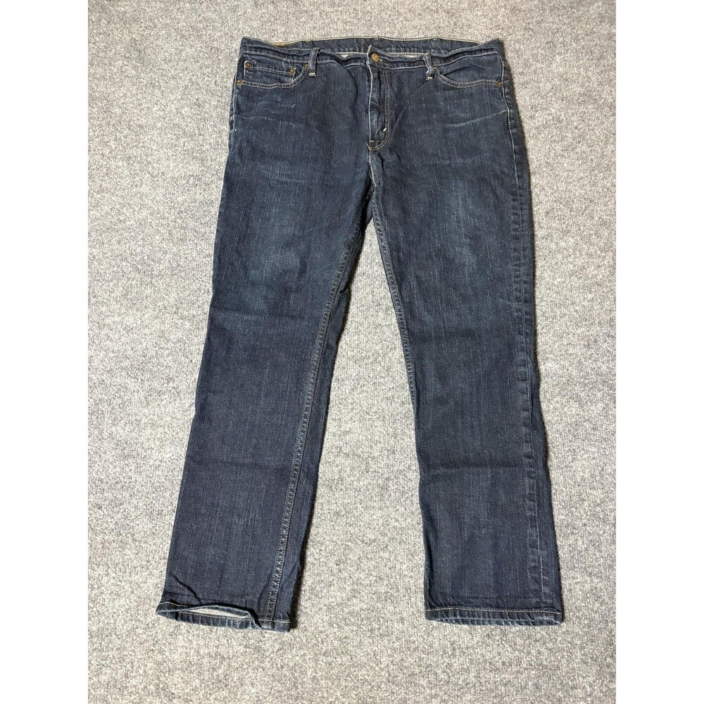Levi's 511 Jeans Mens 42x30 Blue Slim Fit Tapered Dark Wash Denim Casual